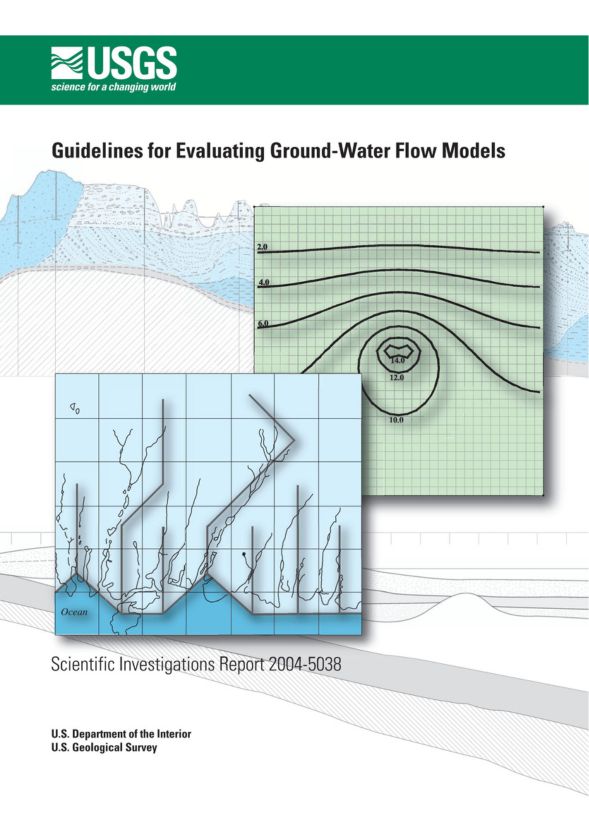 guidelines for evaluating ground water flow models cover
